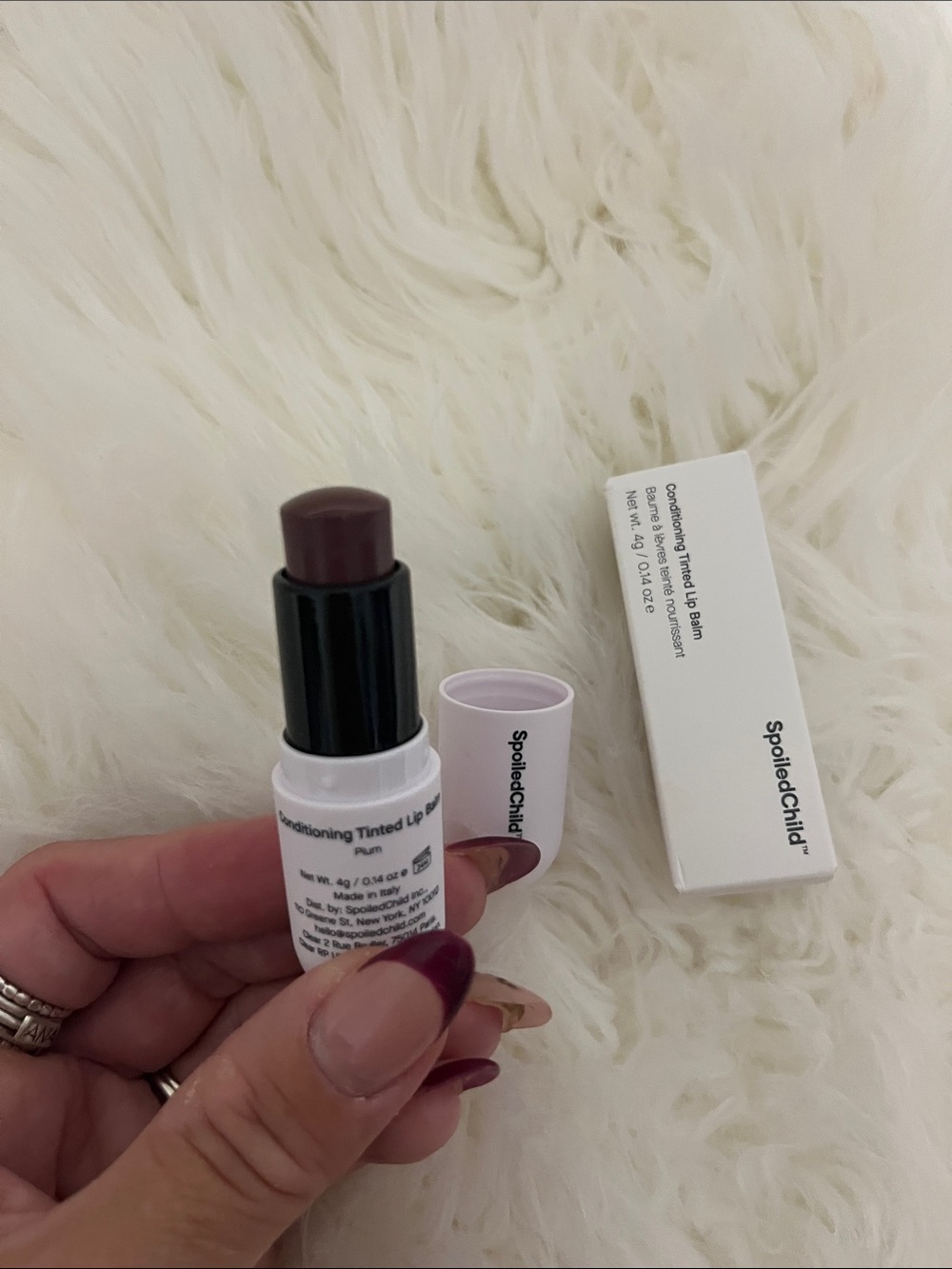 Spoiled Conditioning Tinted Lip Balm - Plum Shade